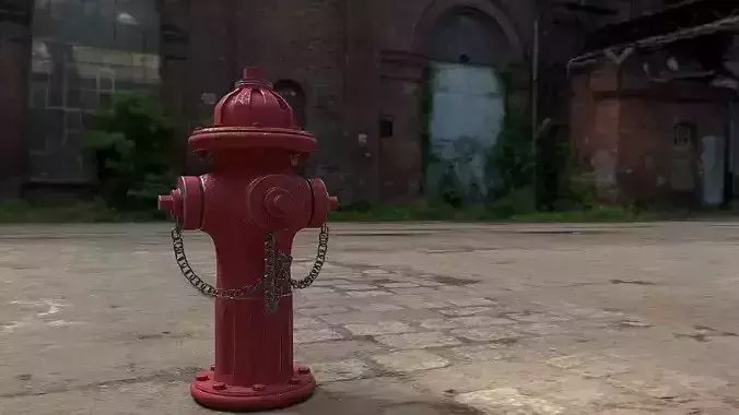 Fire Hydrant 3D Model