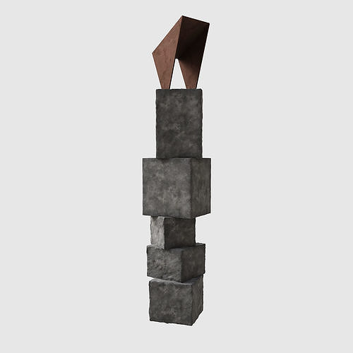 Female by Phyllida Barlow 3D model