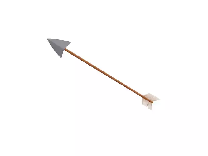 Cartoon Arrow 3D model