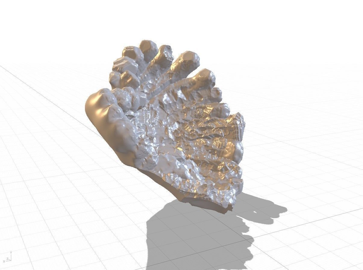 High Quality Crater Crystal Environment High and Low Poly Low-poly 3D model_36