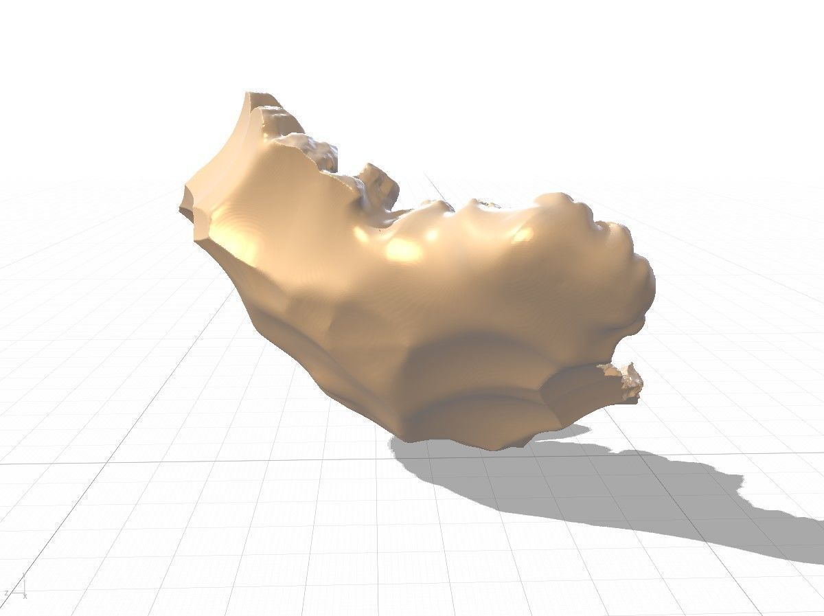 High Quality Crater Crystal Environment High and Low Poly Low-poly 3D model_27