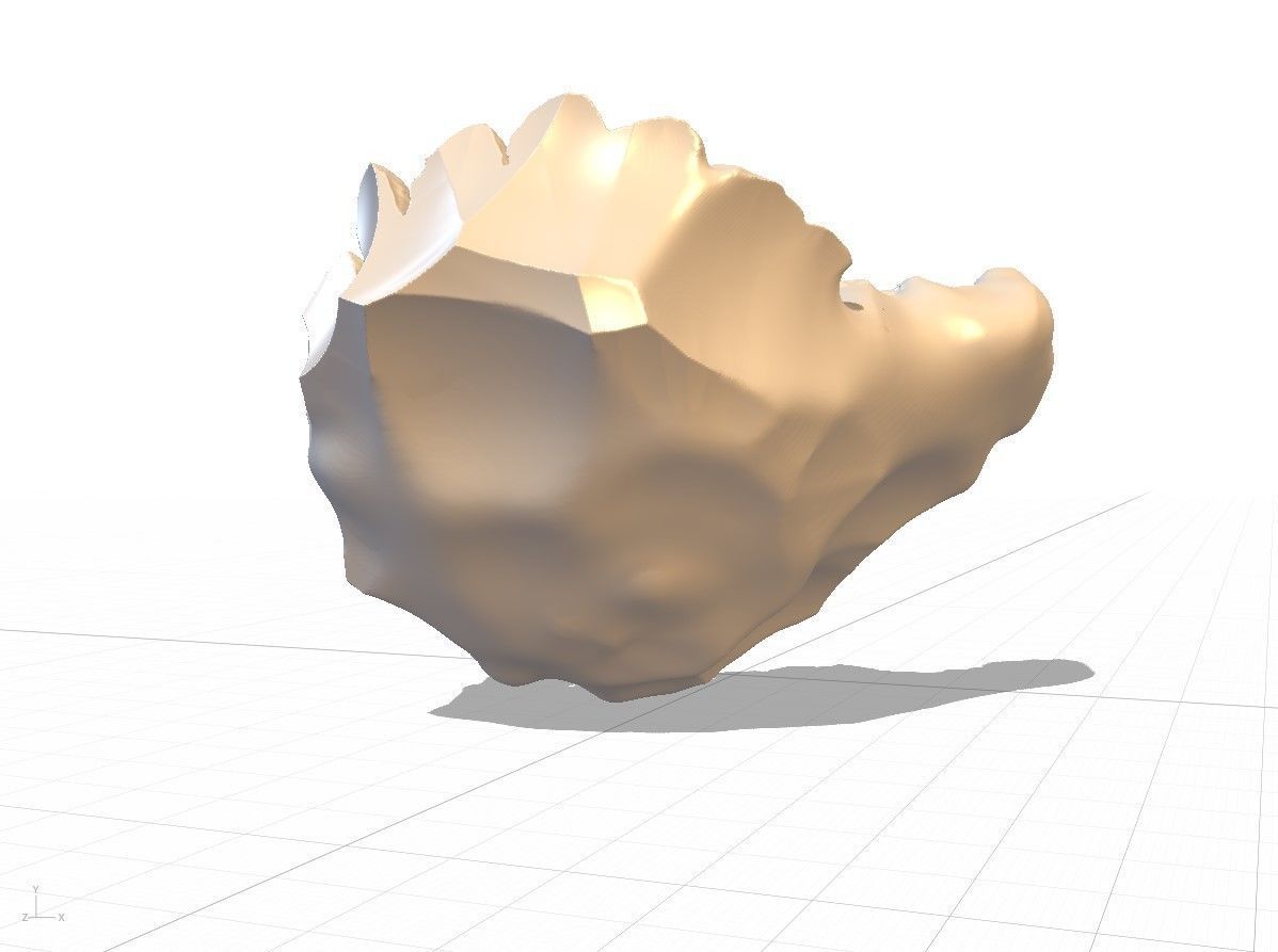 High Quality Crater Crystal Environment High and Low Poly Low-poly 3D model_28