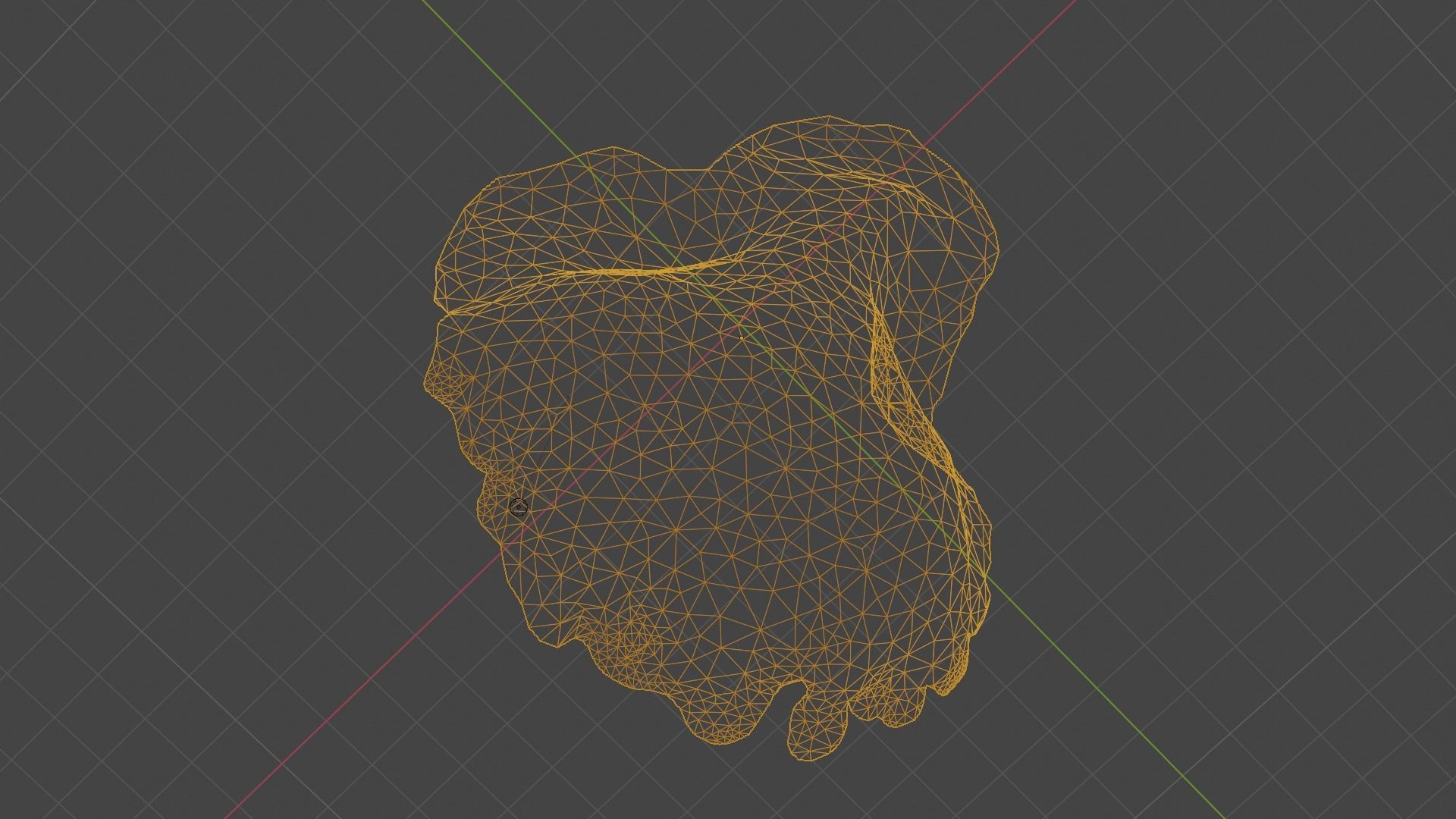 High Quality Crater Crystal Environment High and Low Poly Low-poly 3D model_47