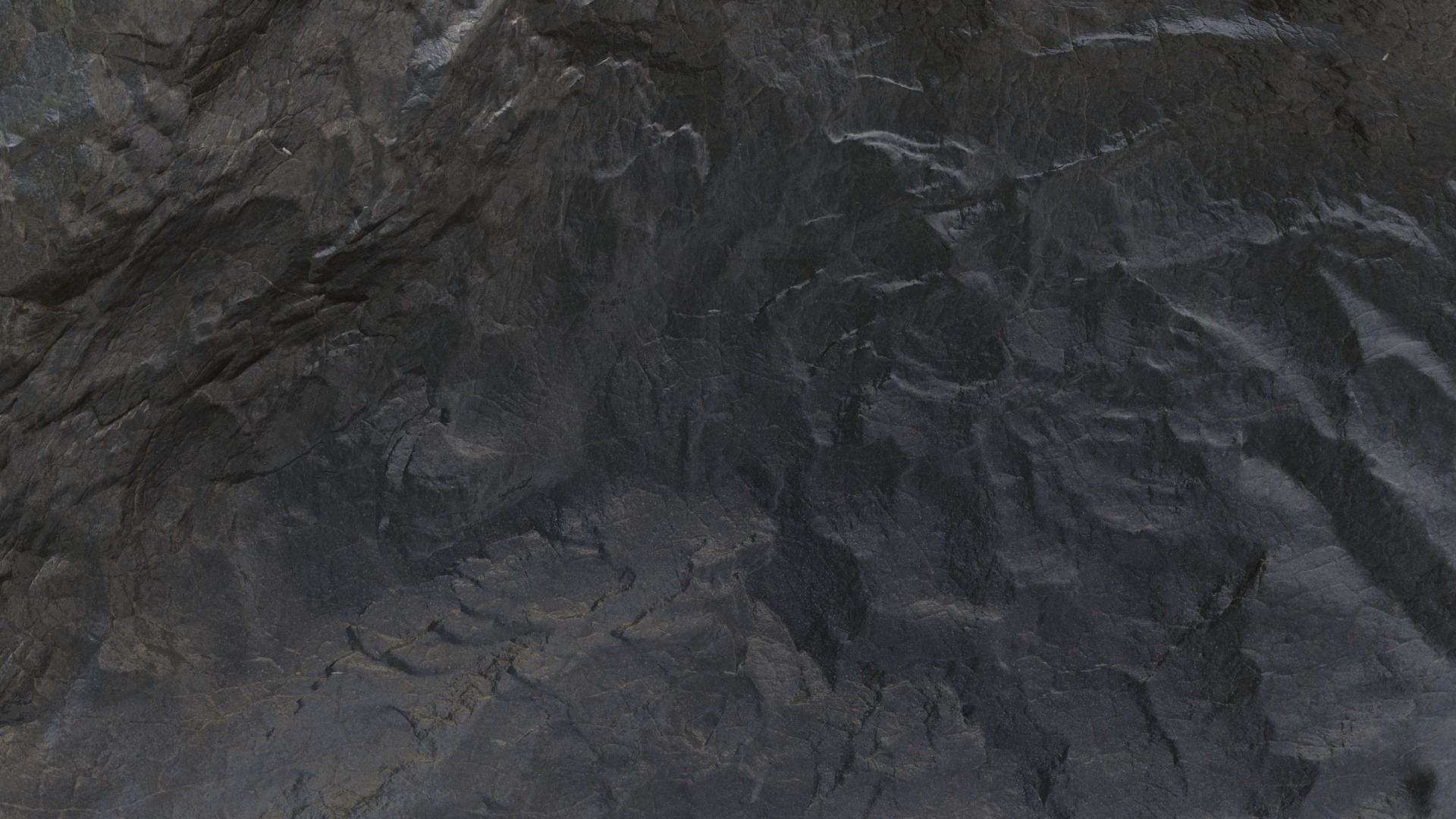 High Quality Crater Crystal Environment High and Low Poly Low-poly 3D model_59