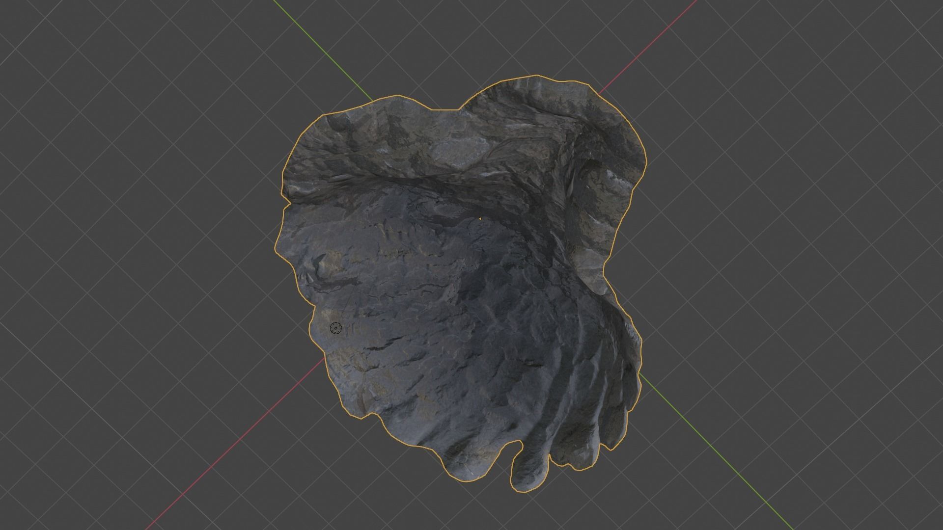 High Quality Crater Crystal Environment High and Low Poly Low-poly 3D model_11