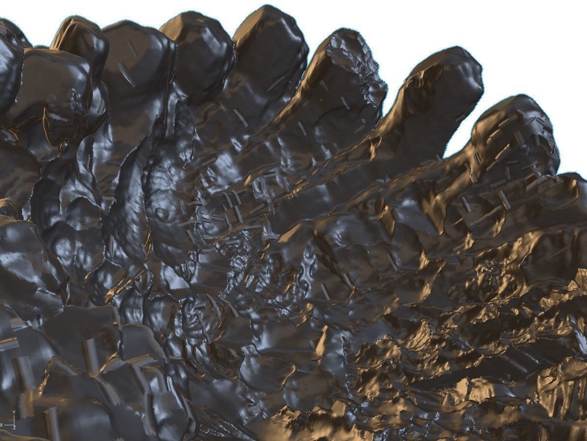 High Quality Crater Crystal Environment High and Low Poly Low-poly 3D model_18