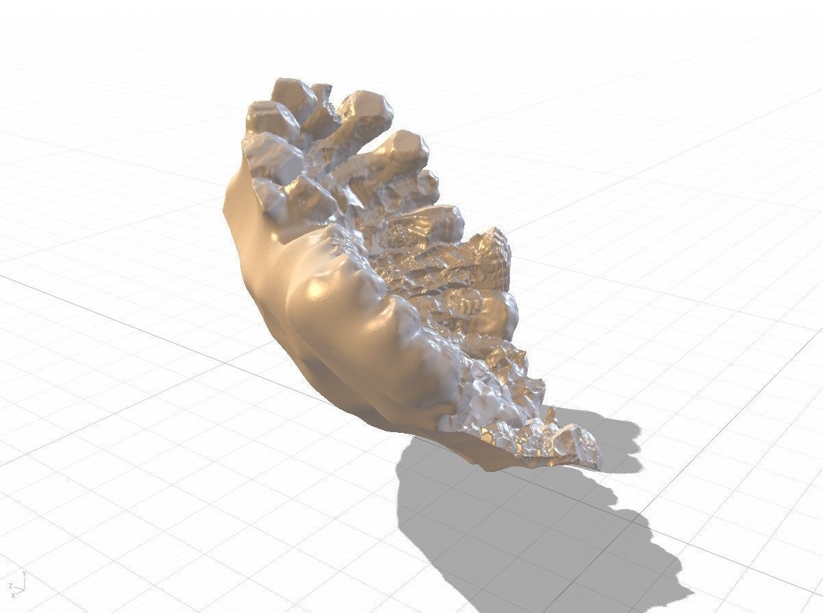 High Quality Crater Crystal Environment High and Low Poly Low-poly 3D model_24