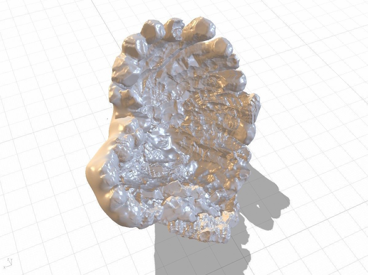 High Quality Crater Crystal Environment High and Low Poly Low-poly 3D model_26