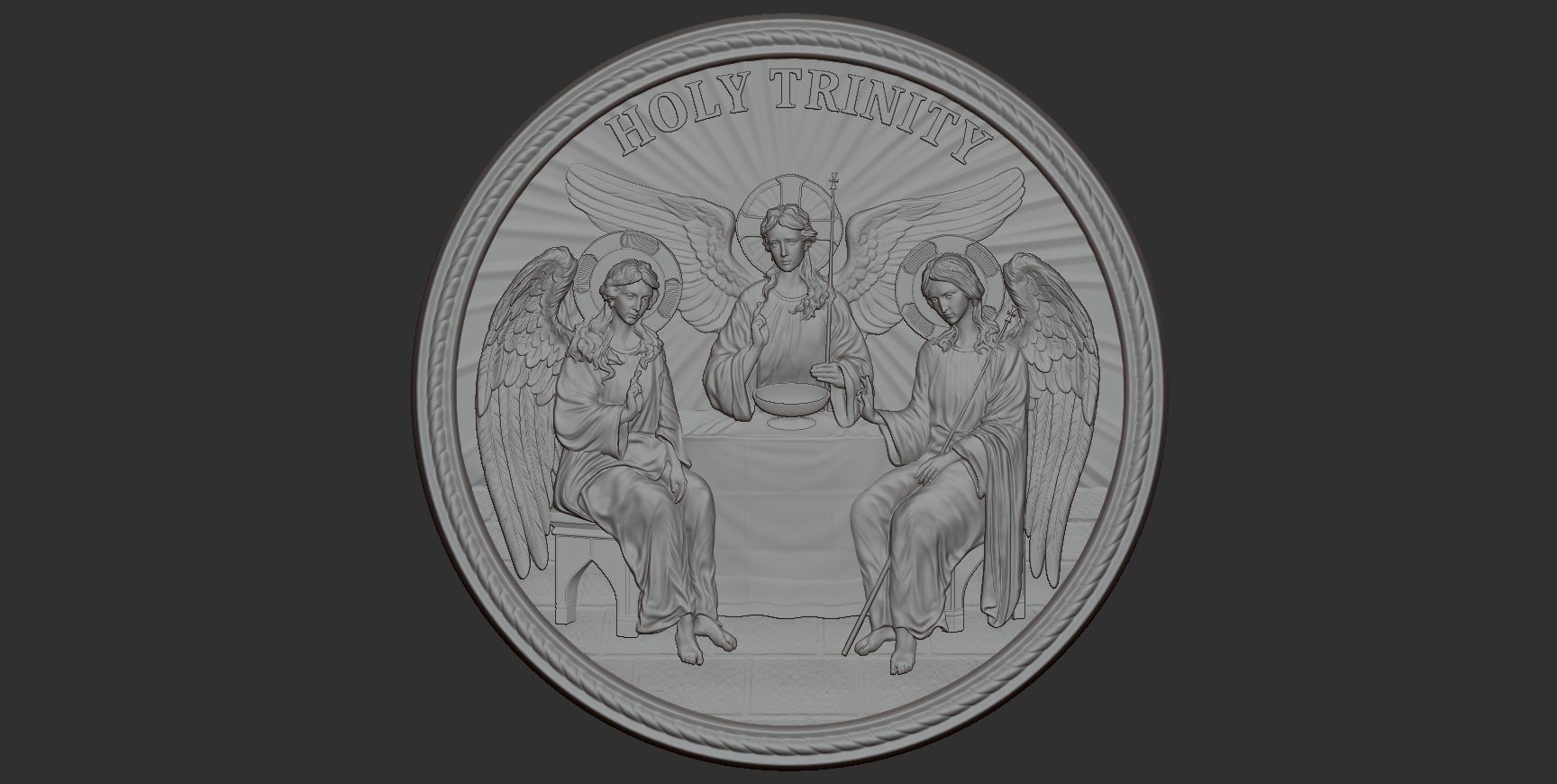 Holy Trinity 3D print model_4