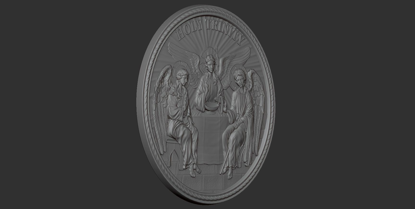 Holy Trinity 3D print model_6
