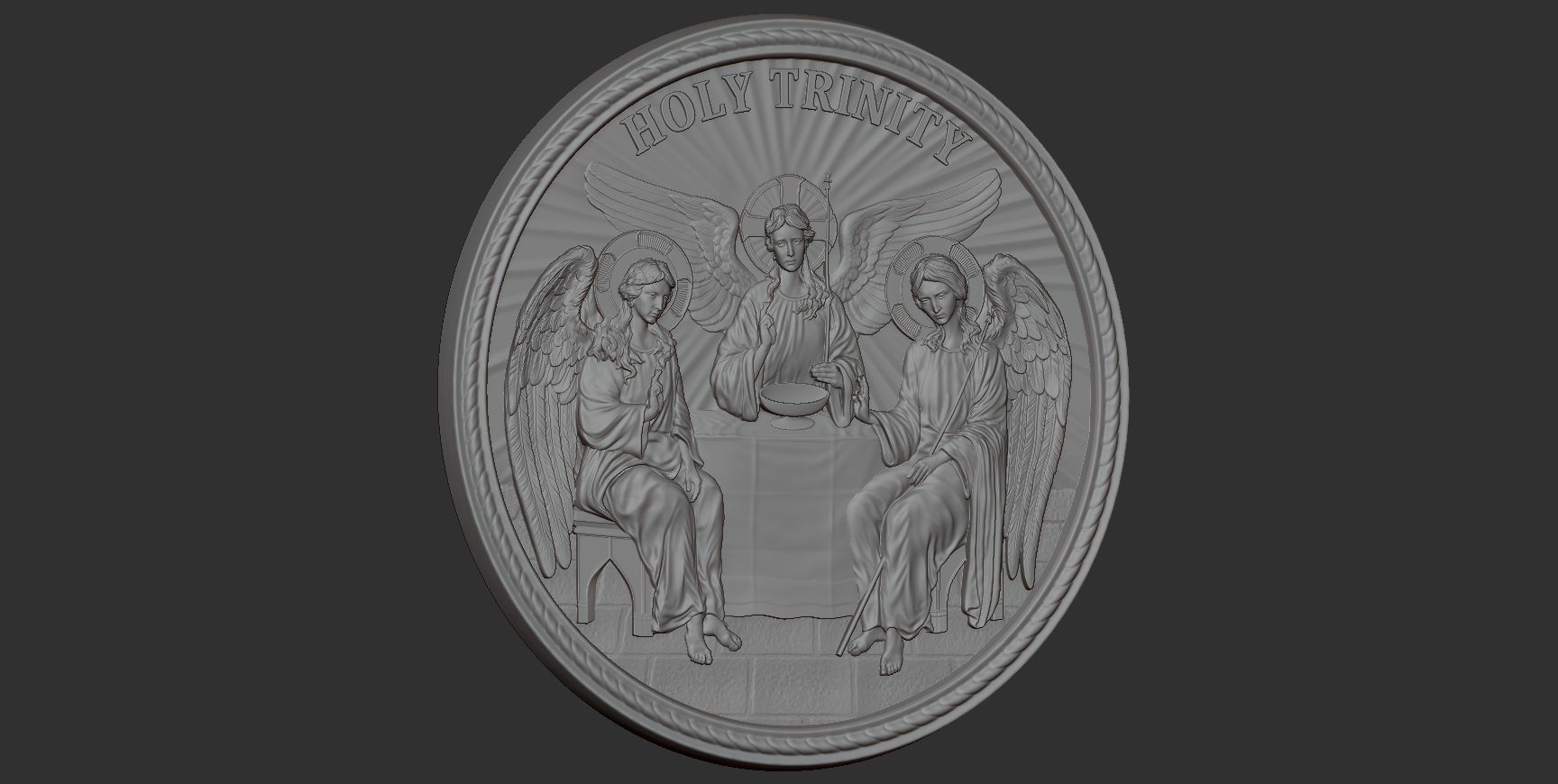 Holy Trinity 3D print model_5
