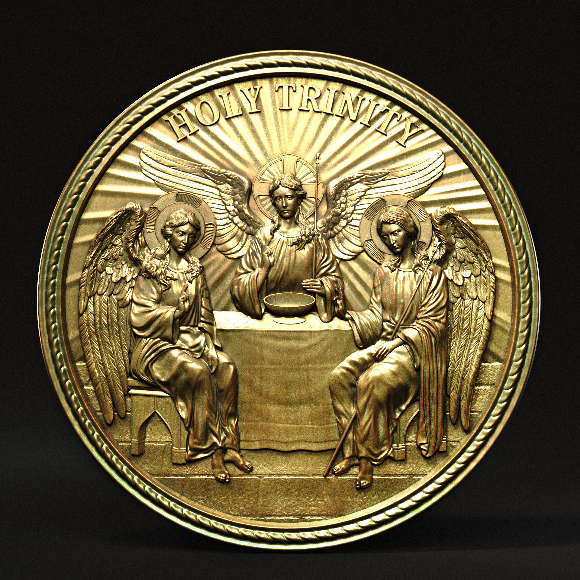 Holy Trinity 3D print model_2