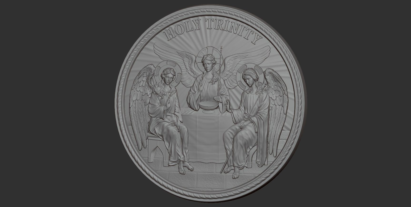 Holy Trinity 3D print model_16