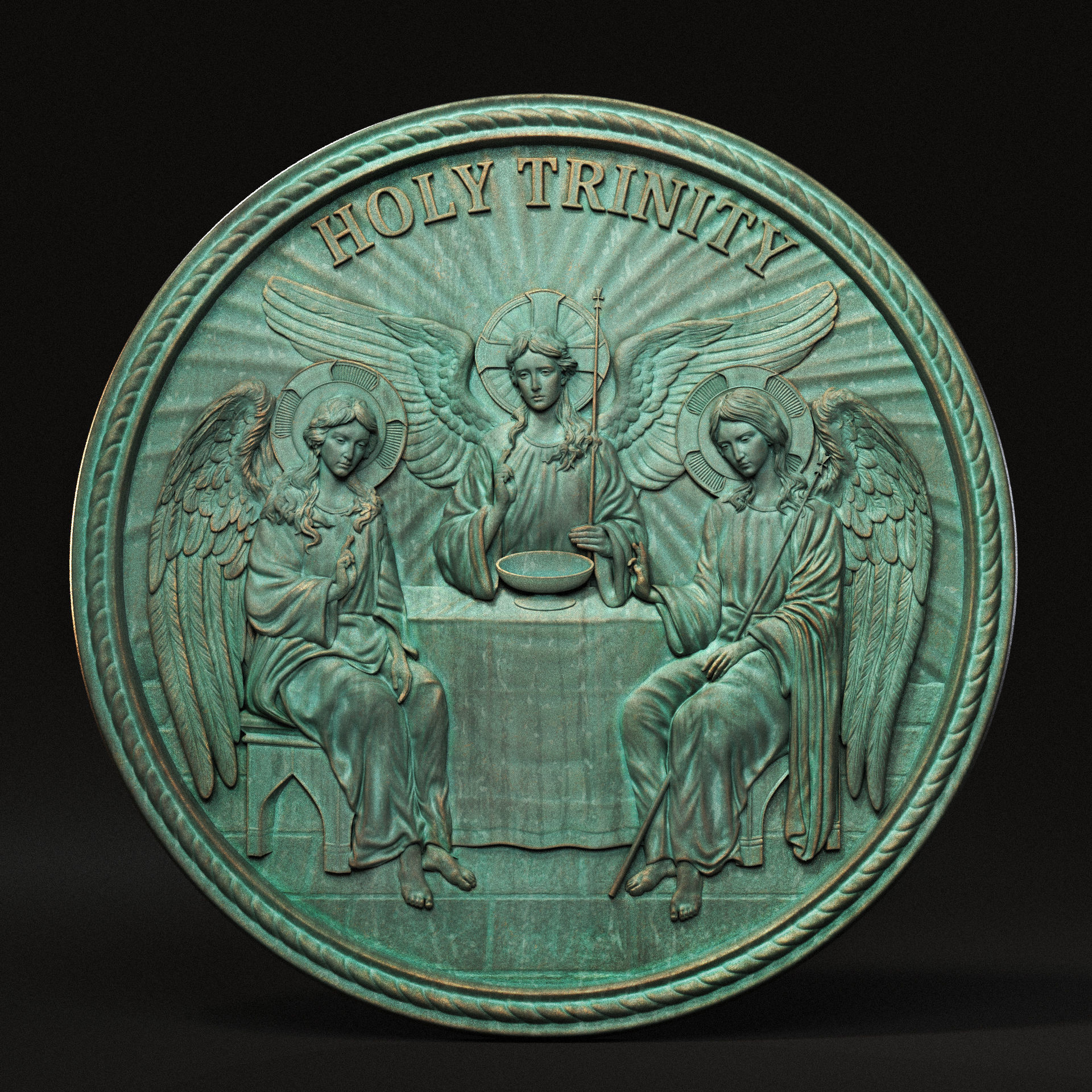 Holy Trinity 3D print model_11