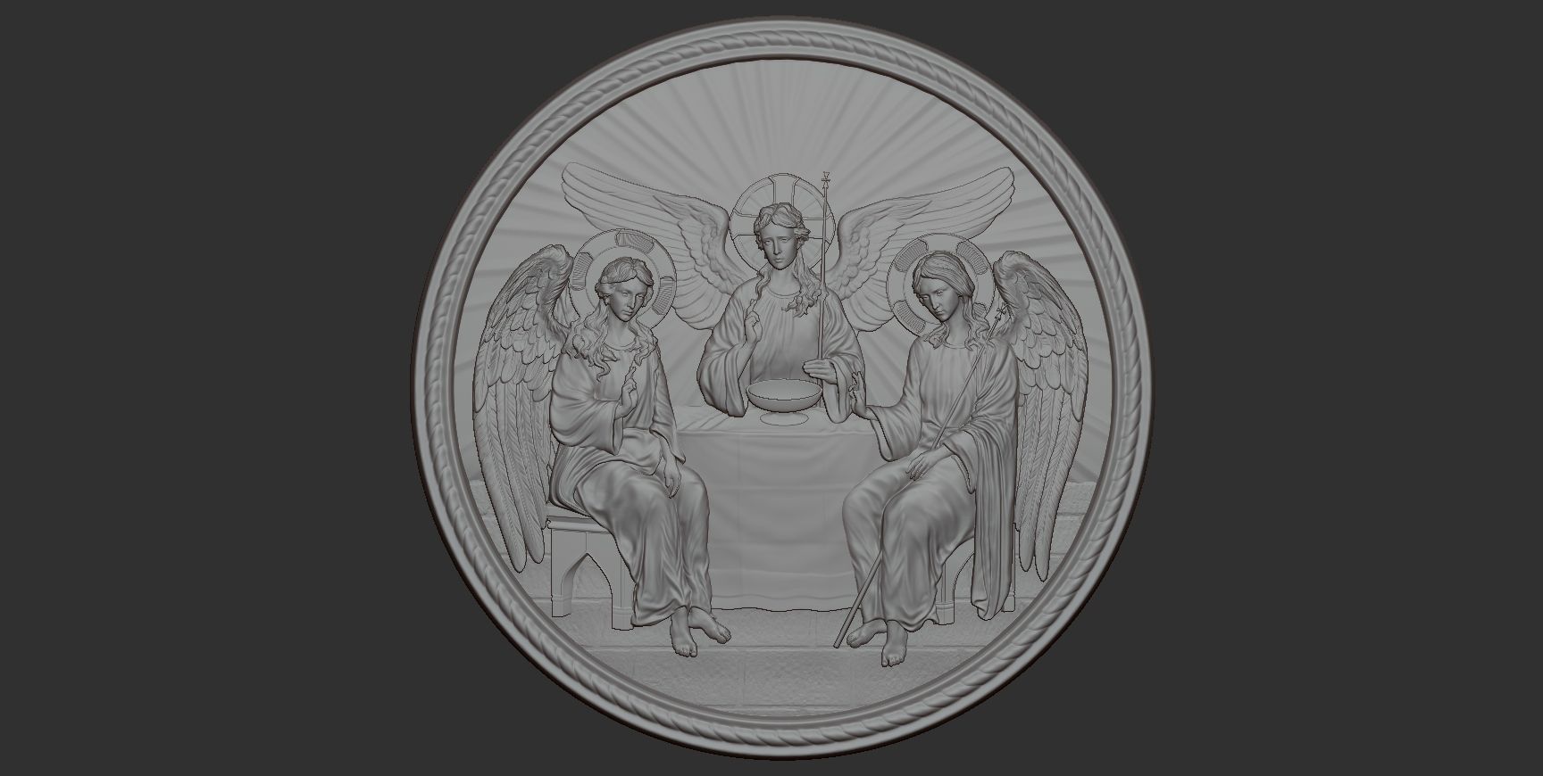 Holy Trinity 3D print model_17