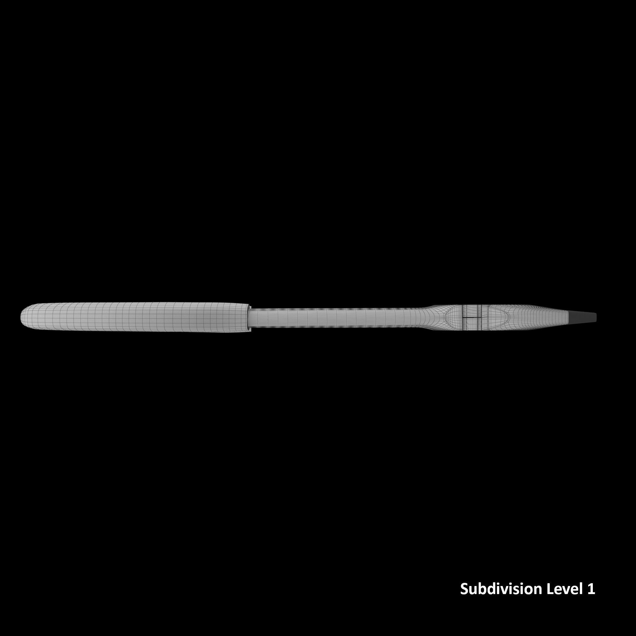 Mini Needle Nose Pliers 908ACP Low-poly 3D model_19