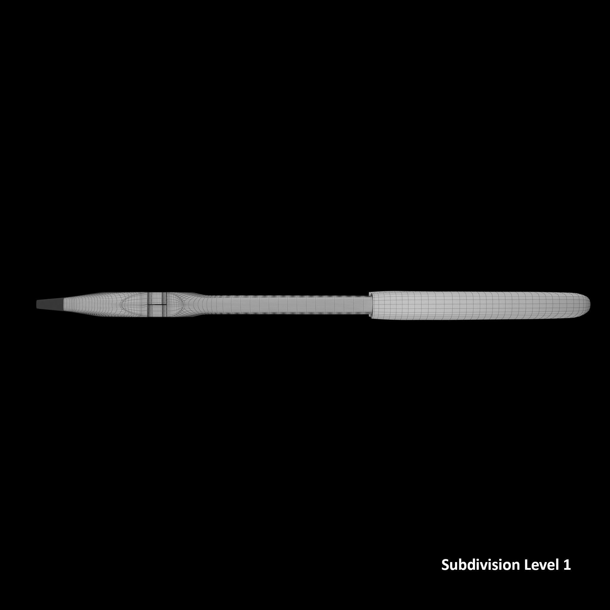 Mini Needle Nose Pliers 908ACP Low-poly 3D model_15