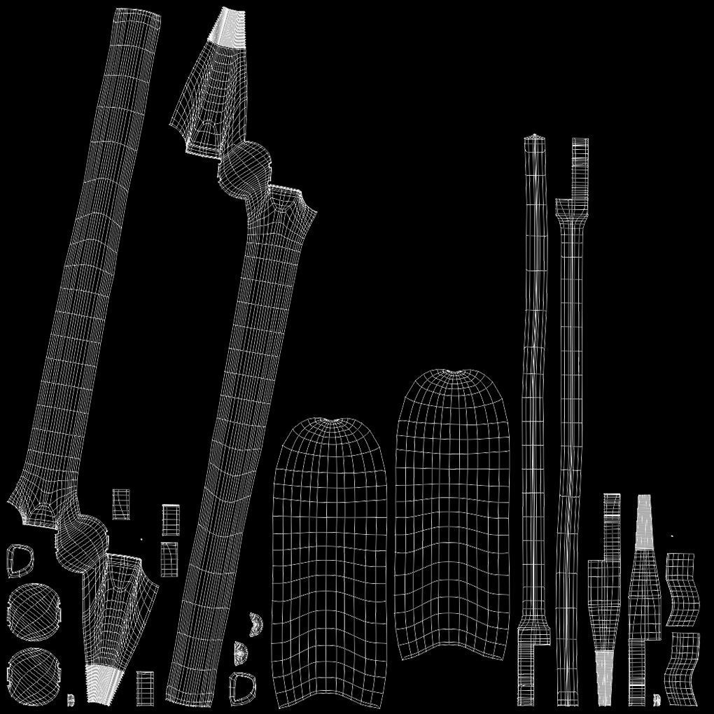 Mini Needle Nose Pliers 908ACP Low-poly 3D model_31