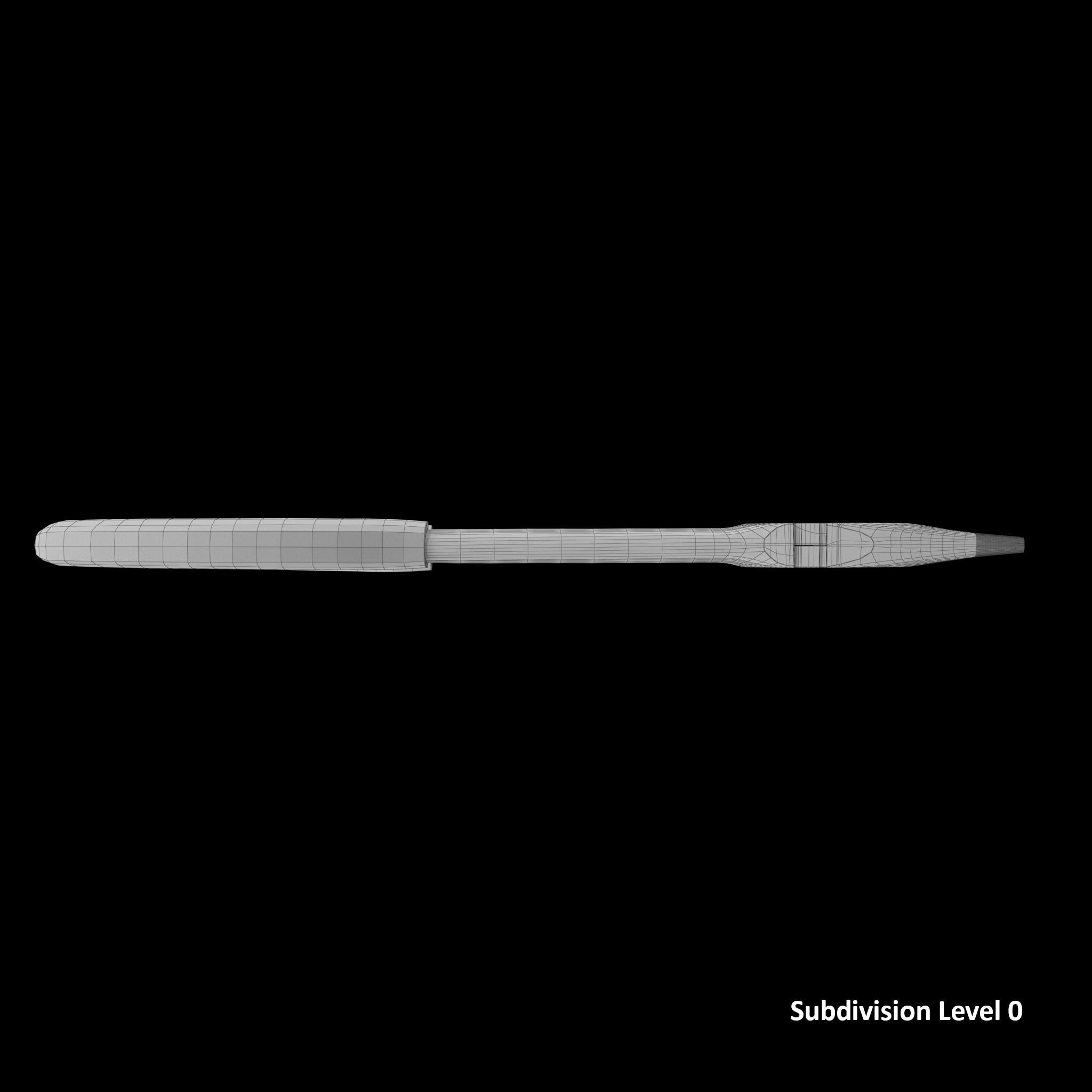 Mini Needle Nose Pliers 908ACP Low-poly 3D model_18