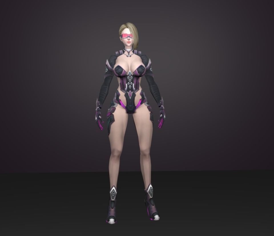 cybergirl de 3D model_1