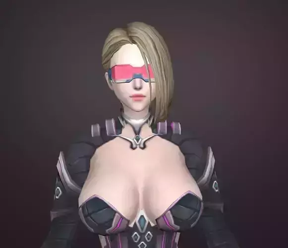 cybergirl de 3D model