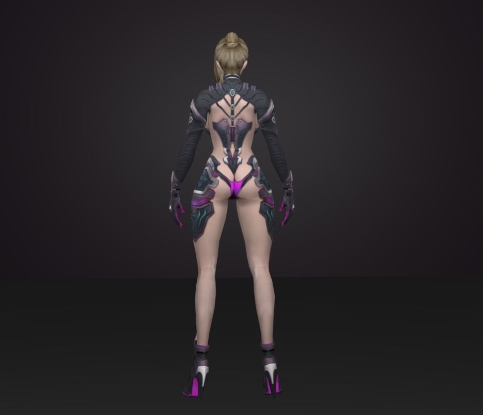 cybergirl de 3D model_4