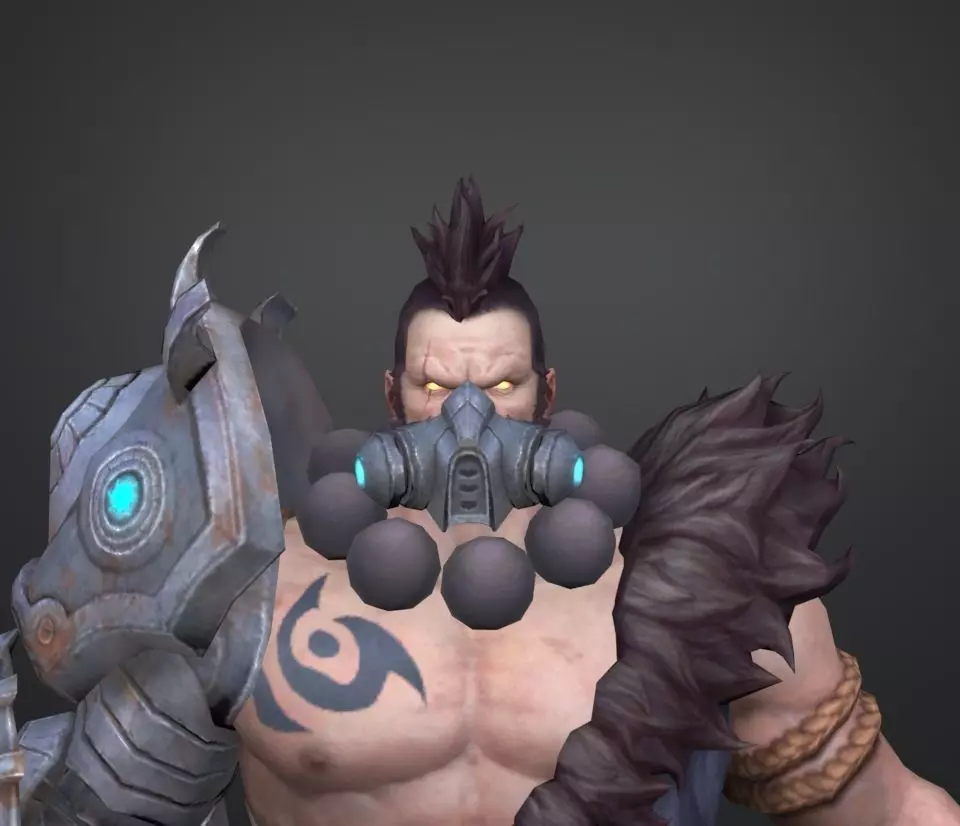 cyber shinobi 3D model_0