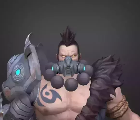 cyber shinobi 3D model