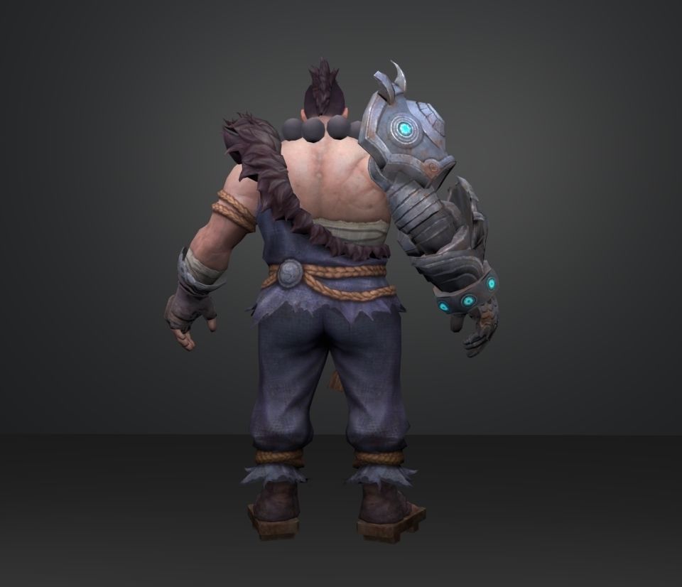 cyber shinobi 3D model_4