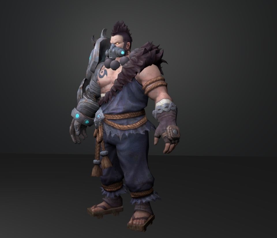 cyber shinobi 3D model_3