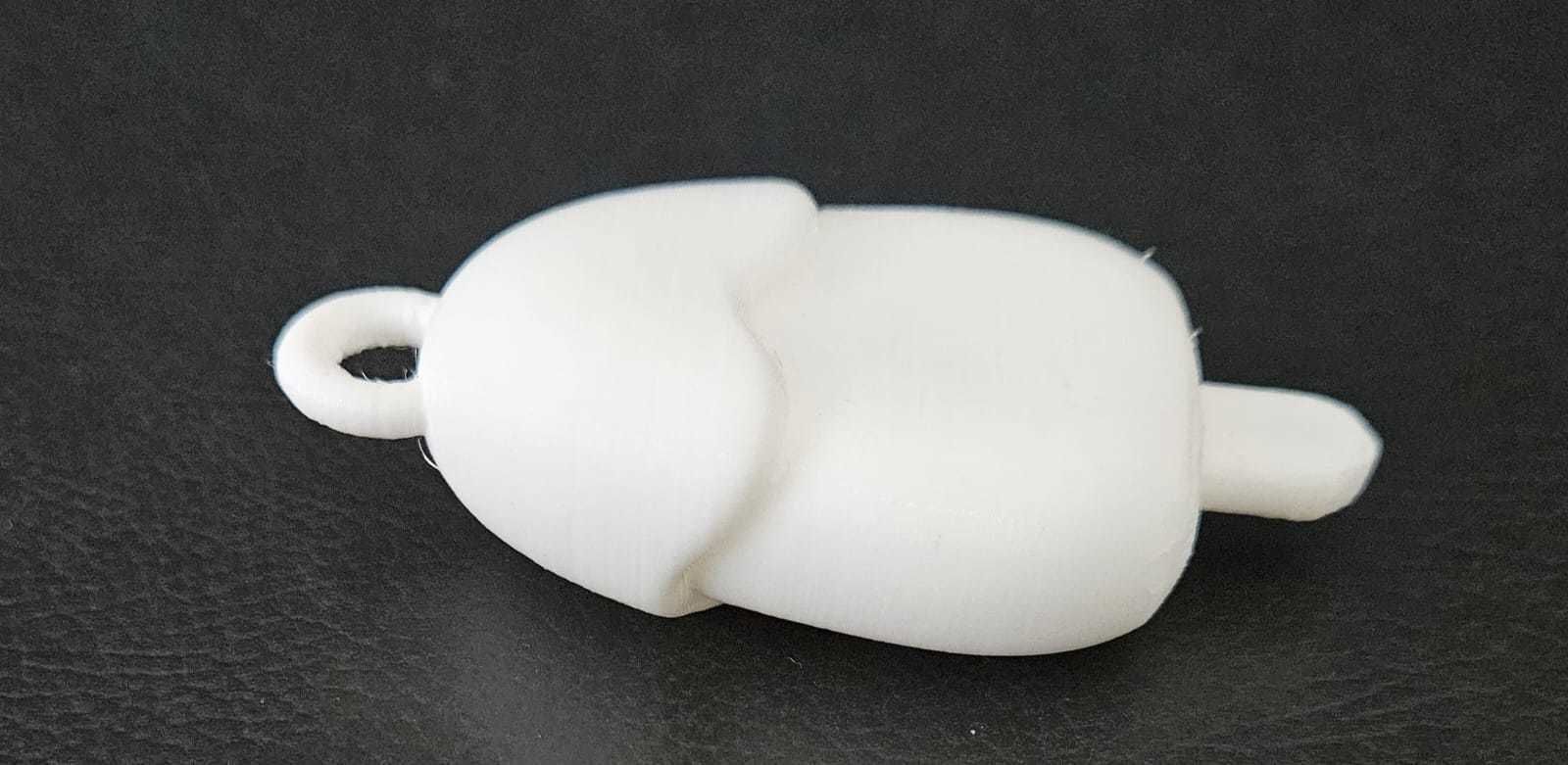 Popsicle Keychain 3D print model_5