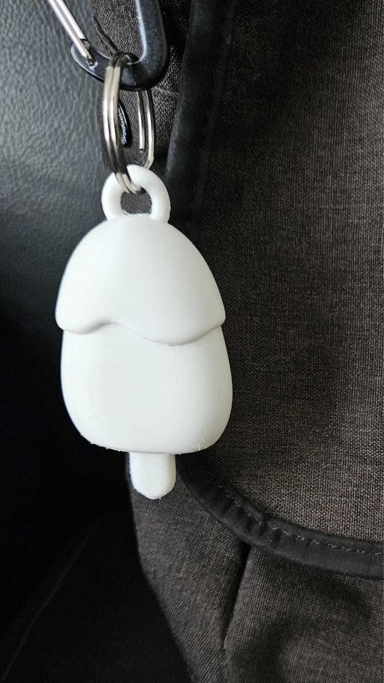 Popsicle Keychain 3D print model_4