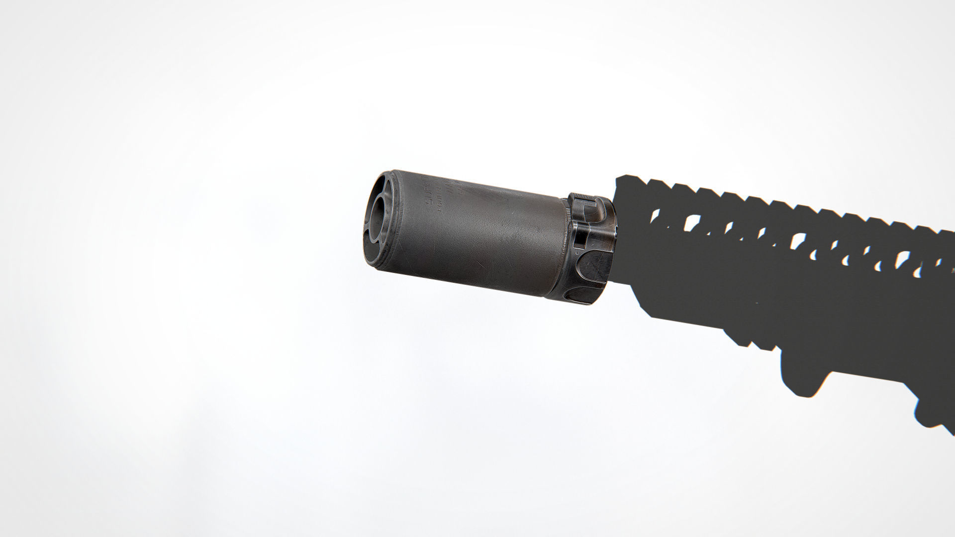 Surefire WARDEN Low-poly 3D model_8
