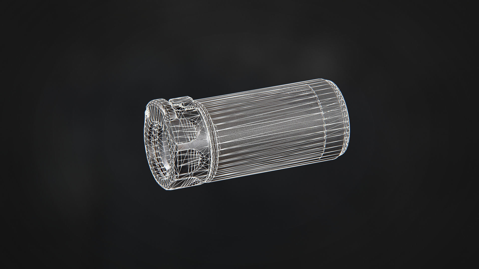 Surefire WARDEN Low-poly 3D model_11