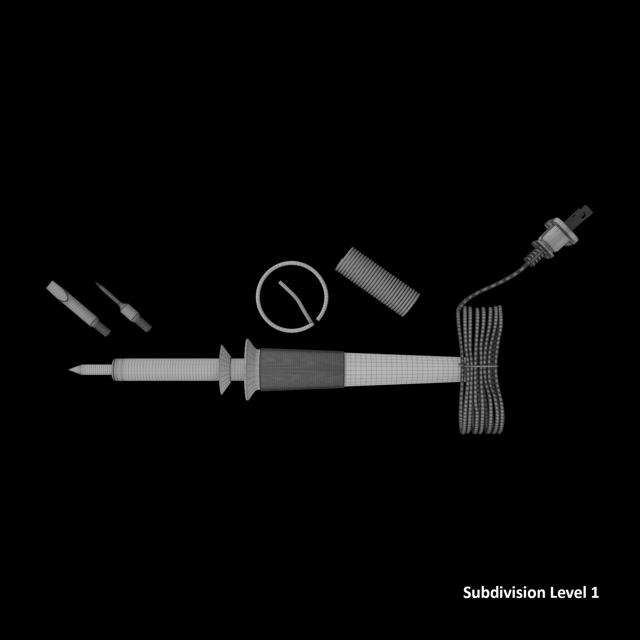 SO Kit Soldering Industrial Low-poly 3D model_23
