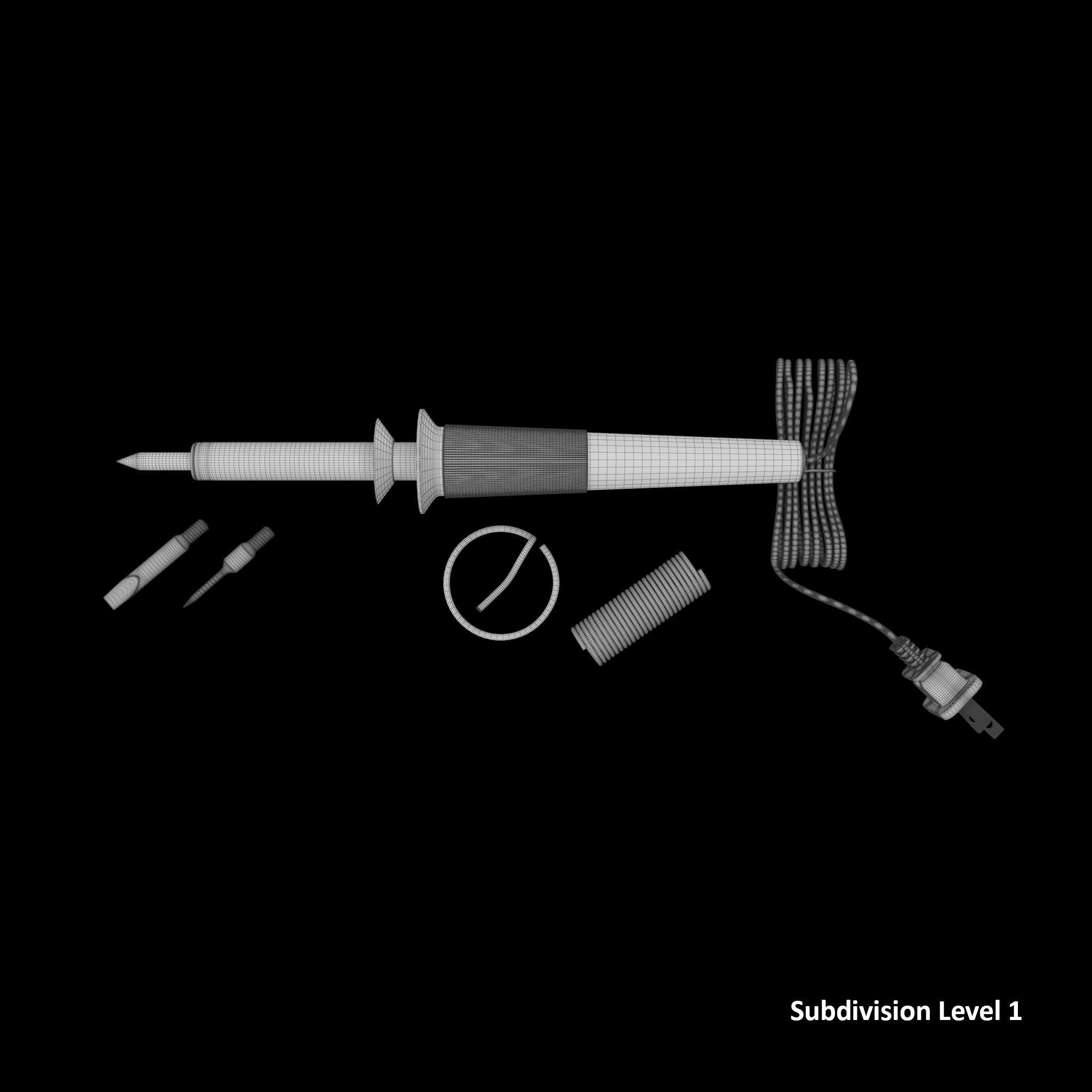 SO Kit Soldering Industrial Low-poly 3D model_9