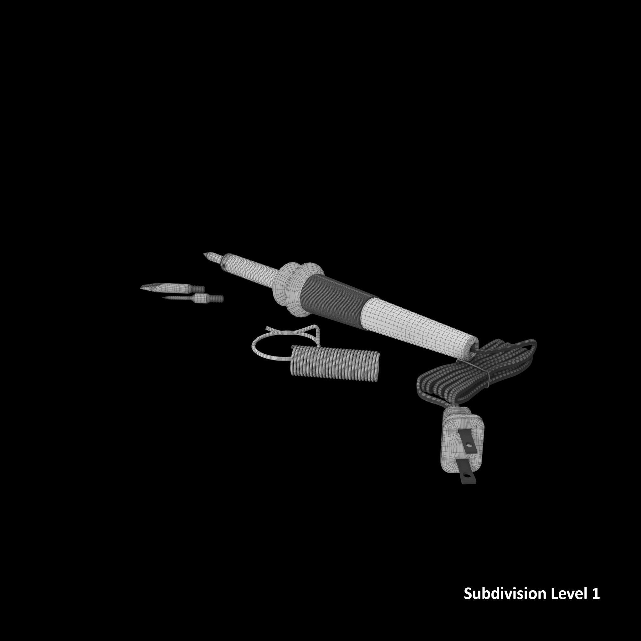 SO Kit Soldering Industrial Low-poly 3D model_11