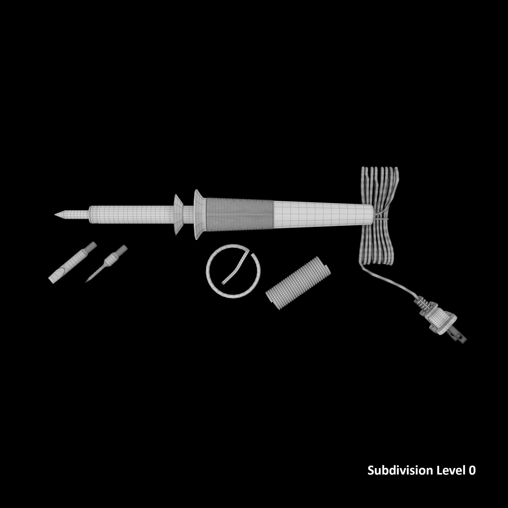 SO Kit Soldering Industrial Low-poly 3D model_8