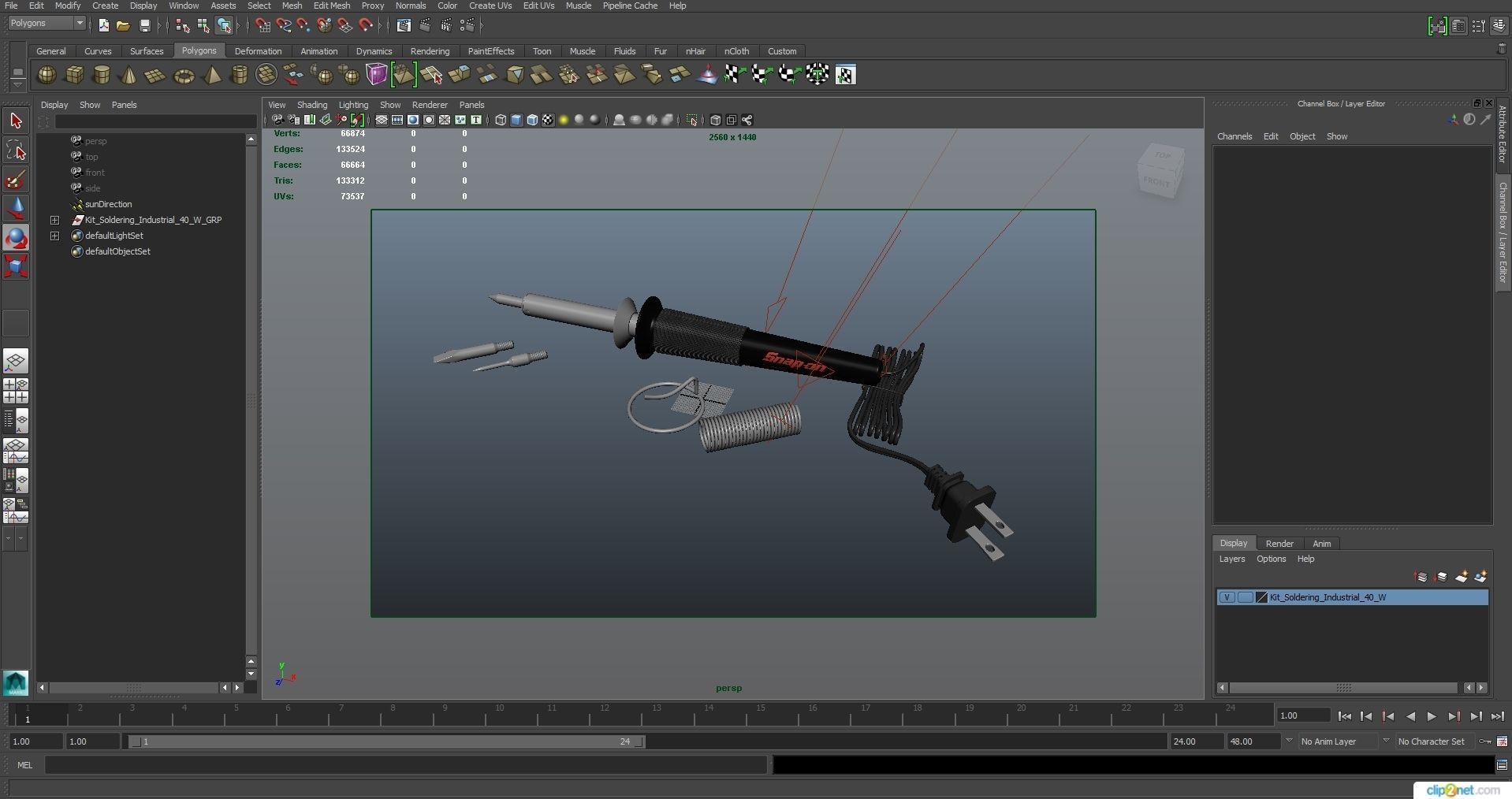 SO Kit Soldering Industrial Low-poly 3D model_28