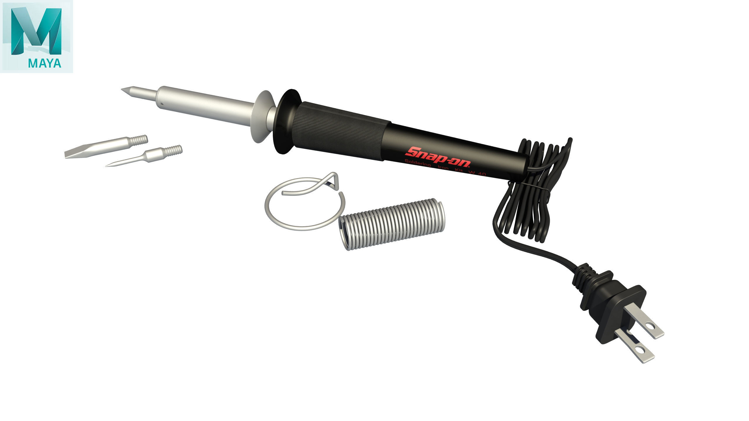 SO Kit Soldering Industrial Low-poly 3D model_27