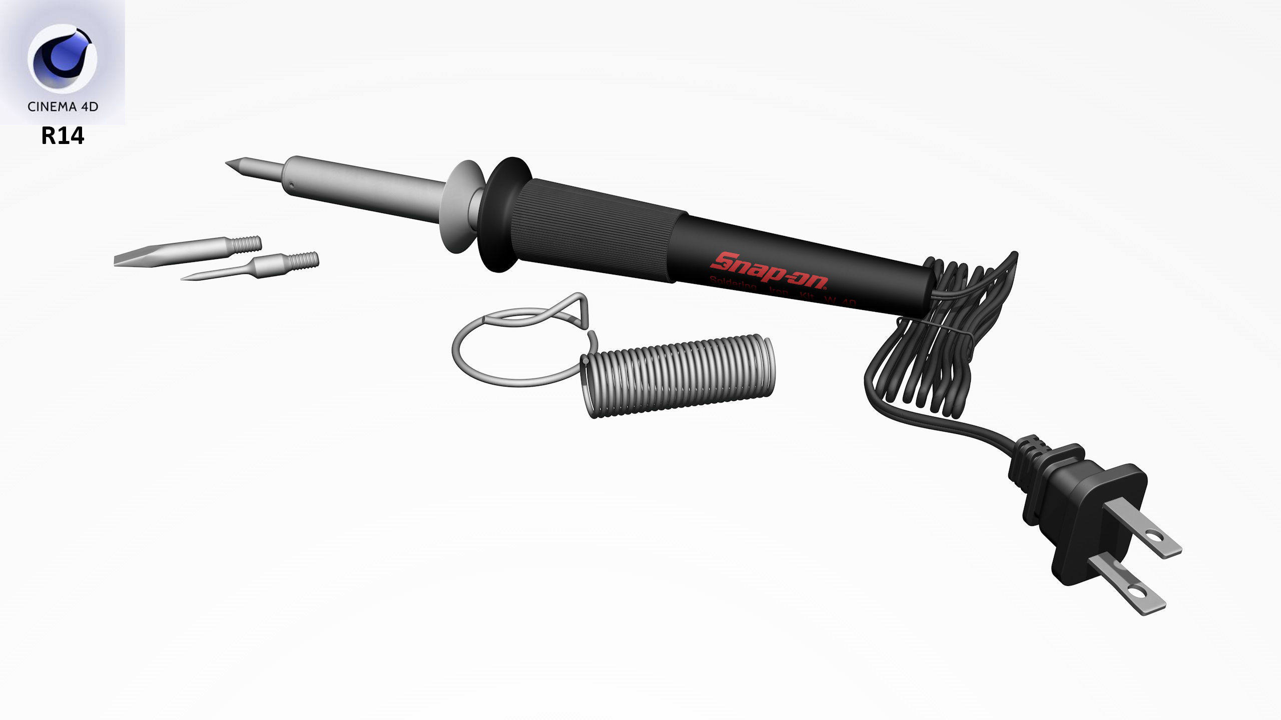 SO Kit Soldering Industrial Low-poly 3D model_29