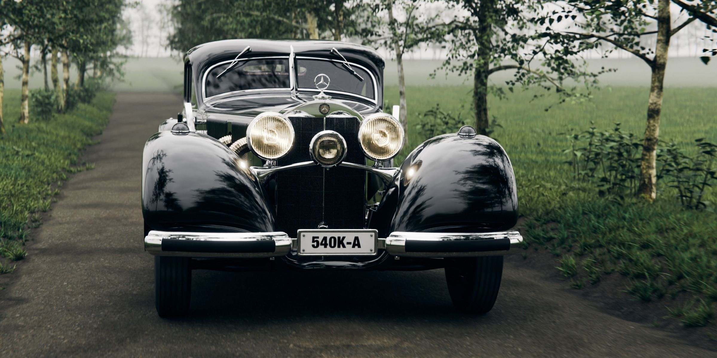 Mercedes 540k Autobahnkurier 3D model_16