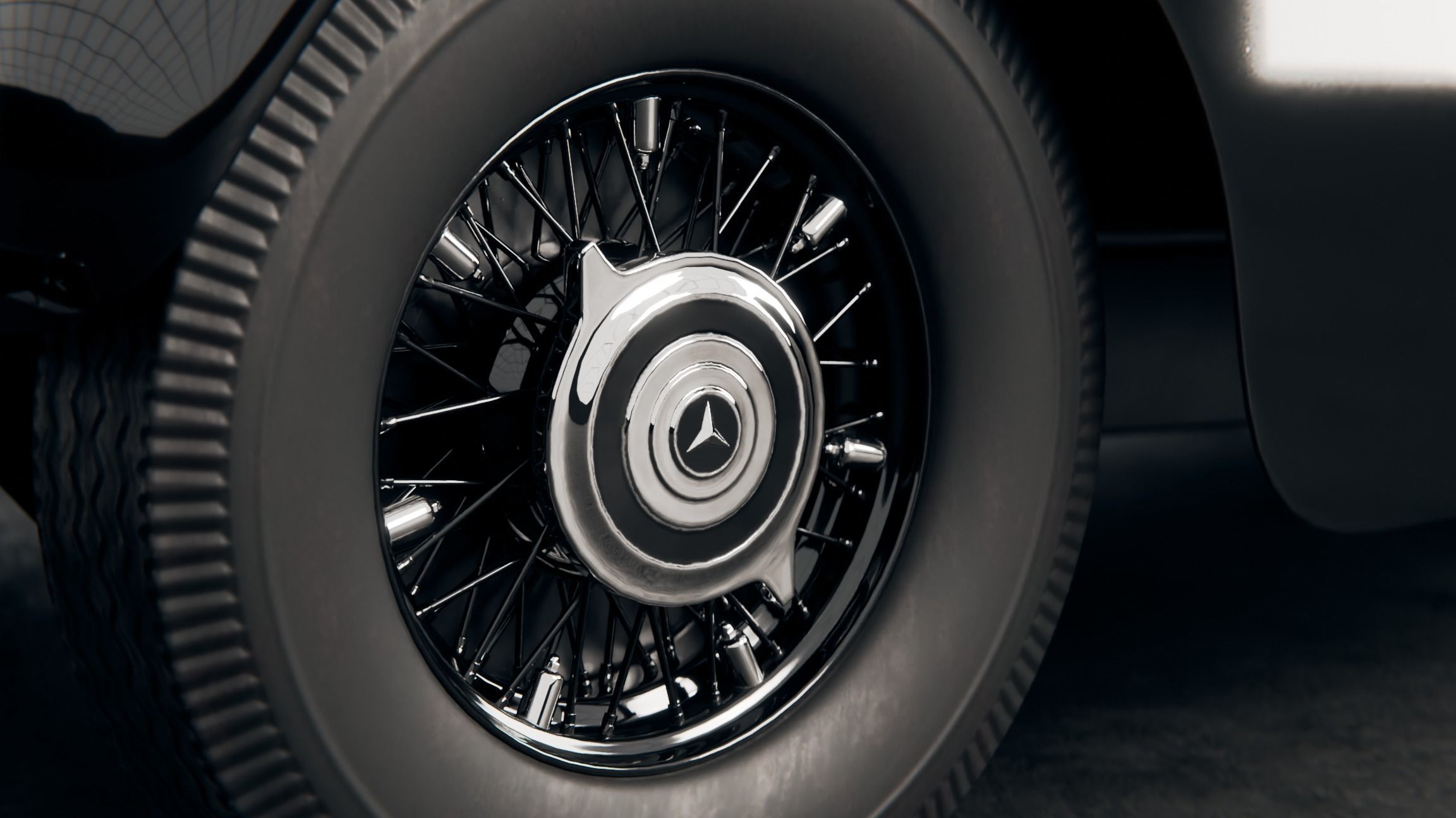 Mercedes 540k Autobahnkurier 3D model_10