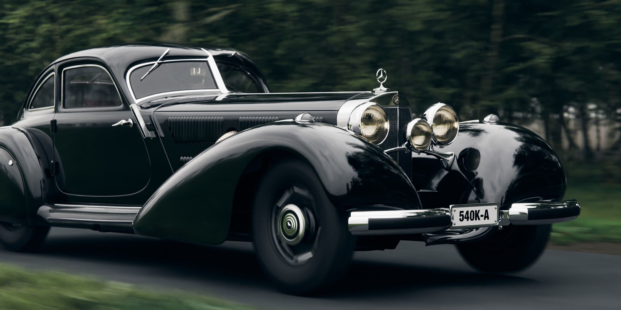 Mercedes 540k Autobahnkurier 3D model_8