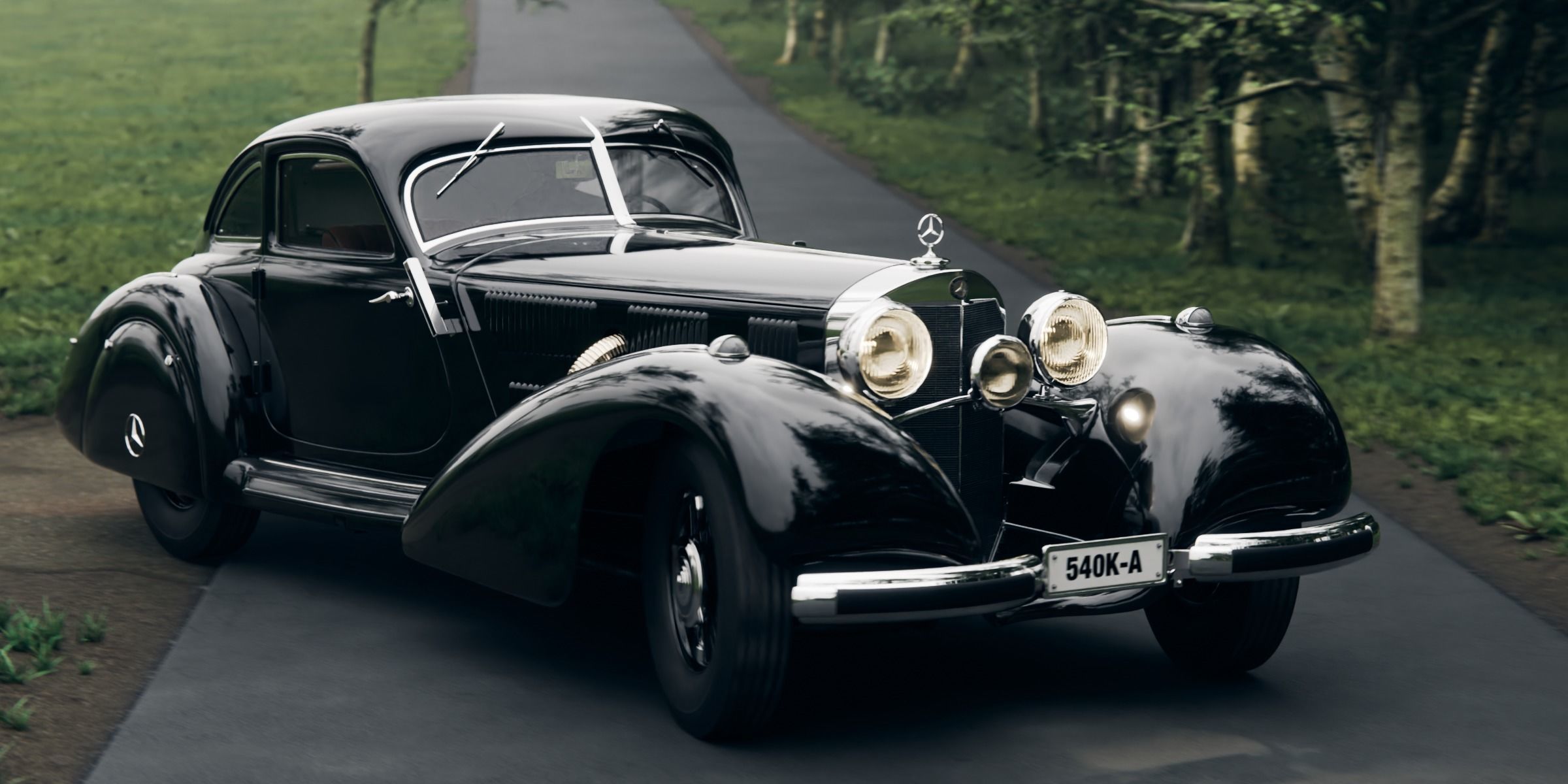 Mercedes 540k Autobahnkurier 3D model_18