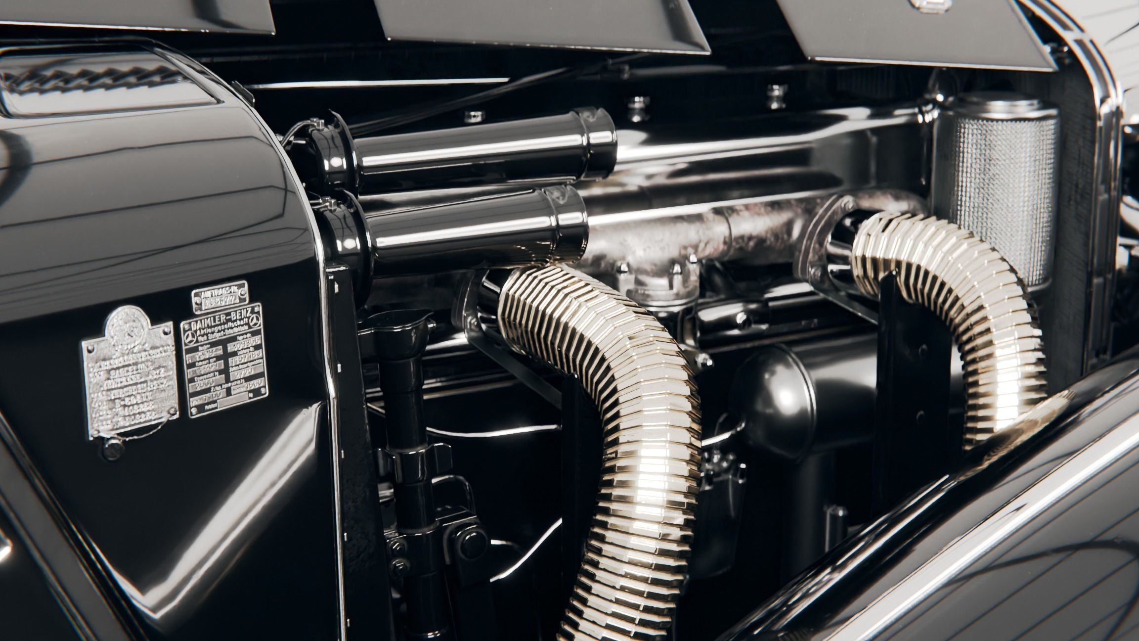 Mercedes 540k Autobahnkurier 3D model_5