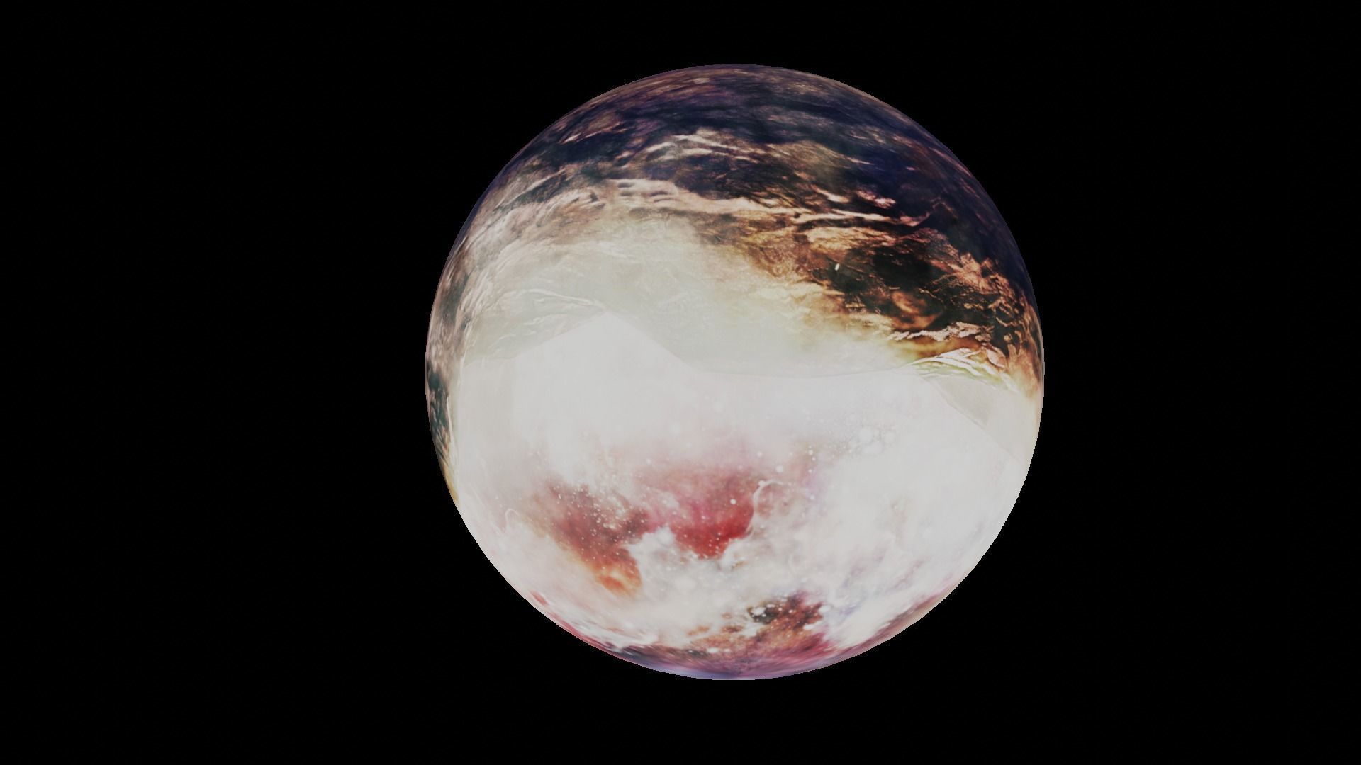 360 starfield crater environment sky Low-poly 3D model_19