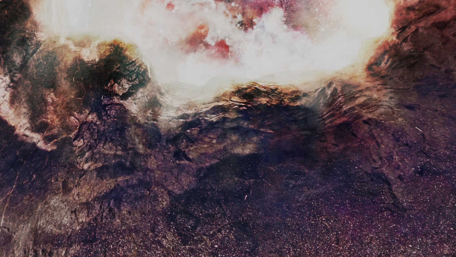 360 starfield crater environment sky Low-poly 3D model_9