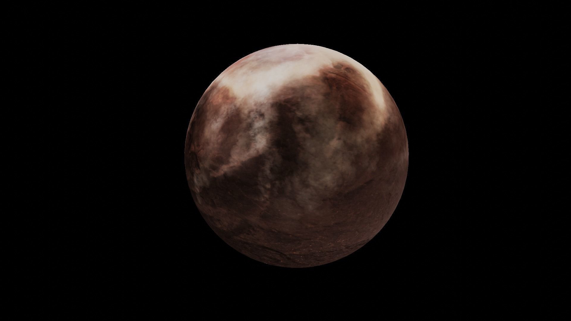 360 starfield crater environment sky Low-poly 3D model_17