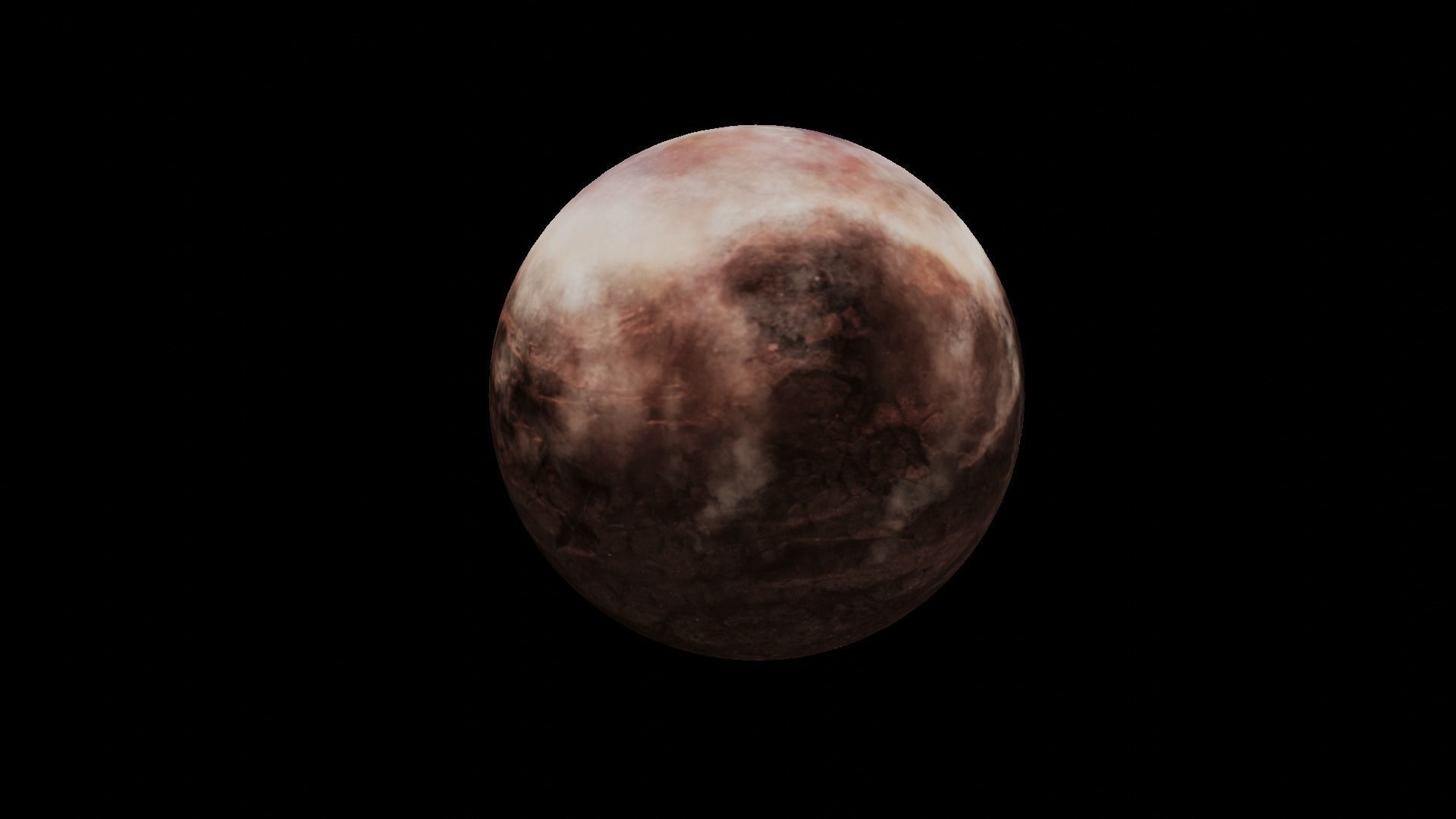 360 starfield crater environment sky Low-poly 3D model_13